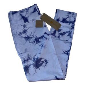 Harmony Balance Workout Yoga Leggings Purple Blue Space Tie Dye Women’s Size XL